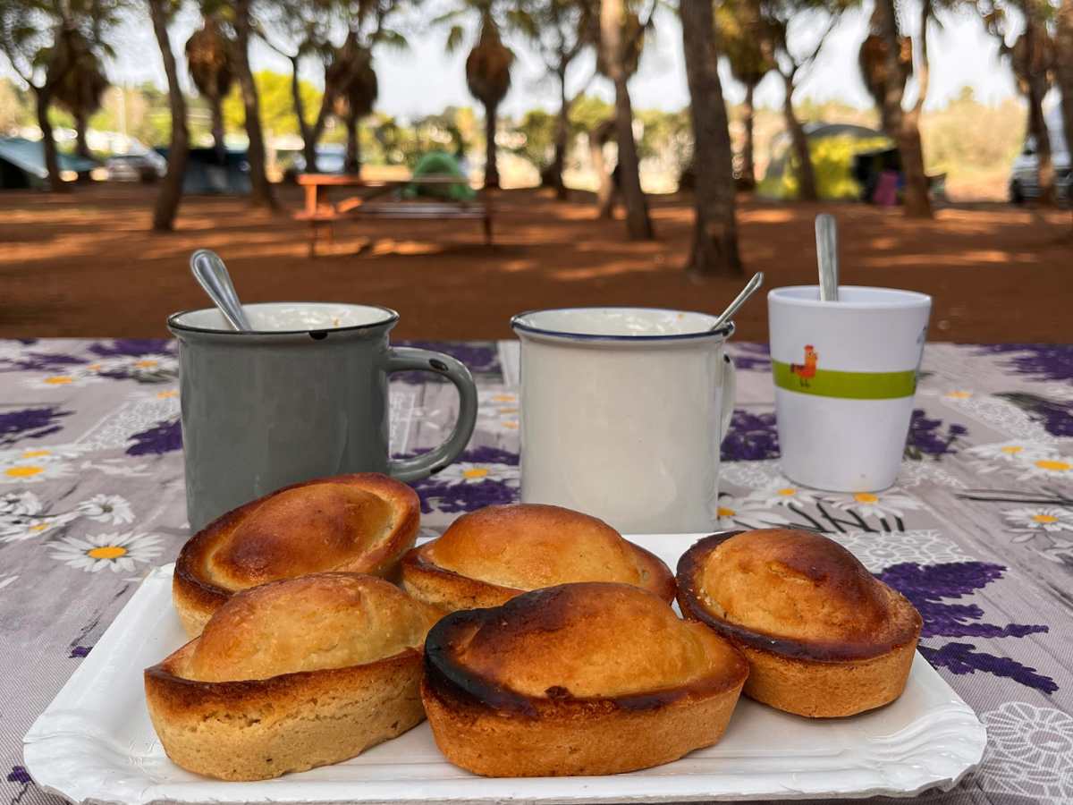 pasticciotti all'agriturismo fontanelle in camper a otranto