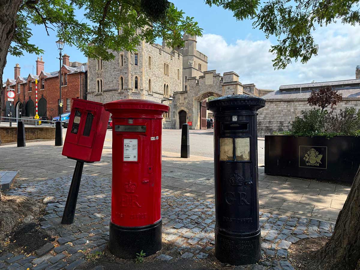 cosa vedere a Windsor cassetta della posta blu
