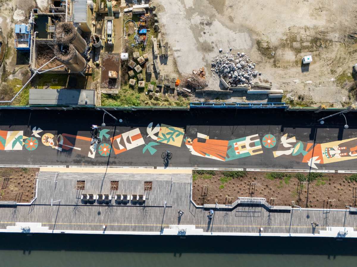 murales pavimentale storia di ravenna in darsena