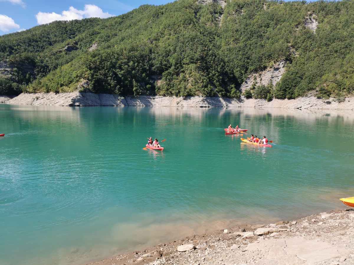 canoe alla diga di ridracoli