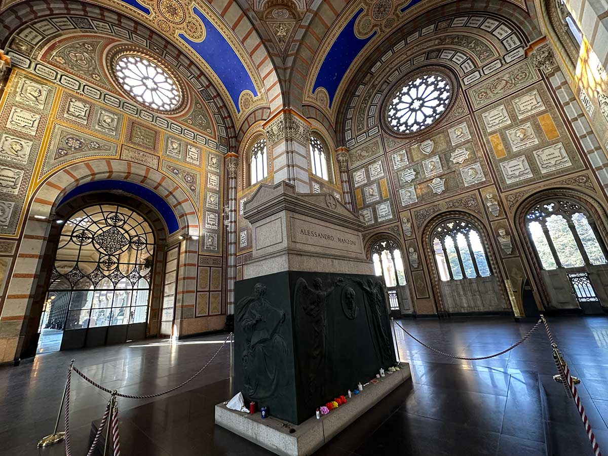 Cimitero Monumentale Milano tomba di manzoni