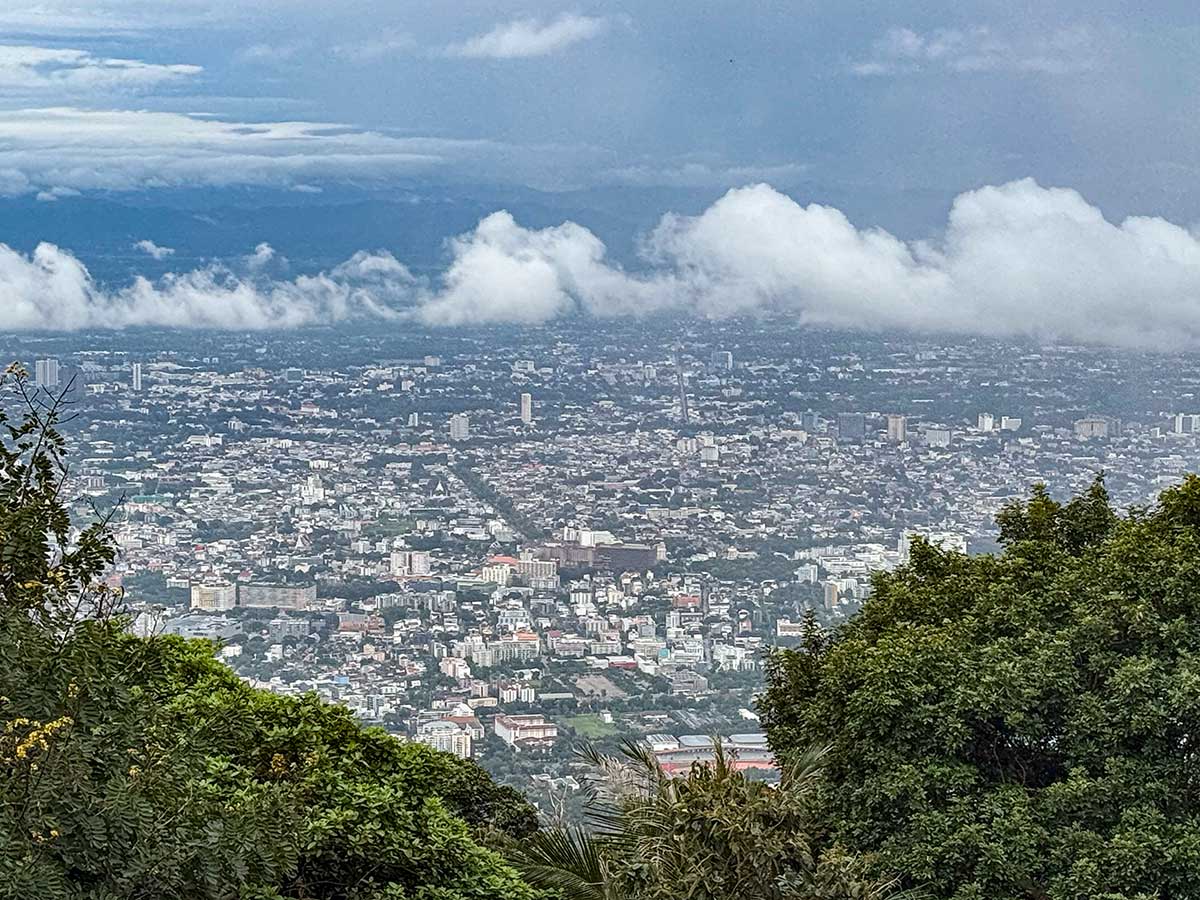 chiang Mai dall'alto