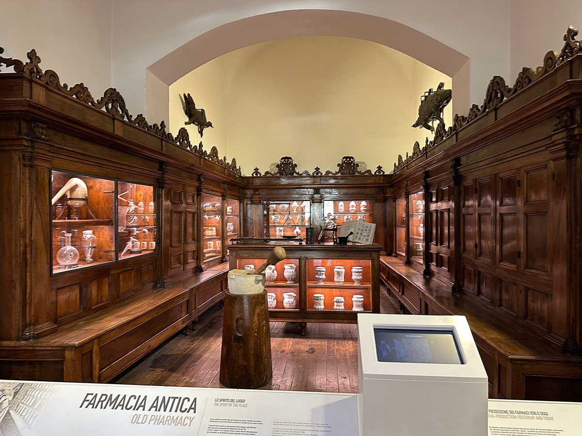 Museo Nazionale Scienza e Tecnologia Leonardo da Vinci farmacia antica