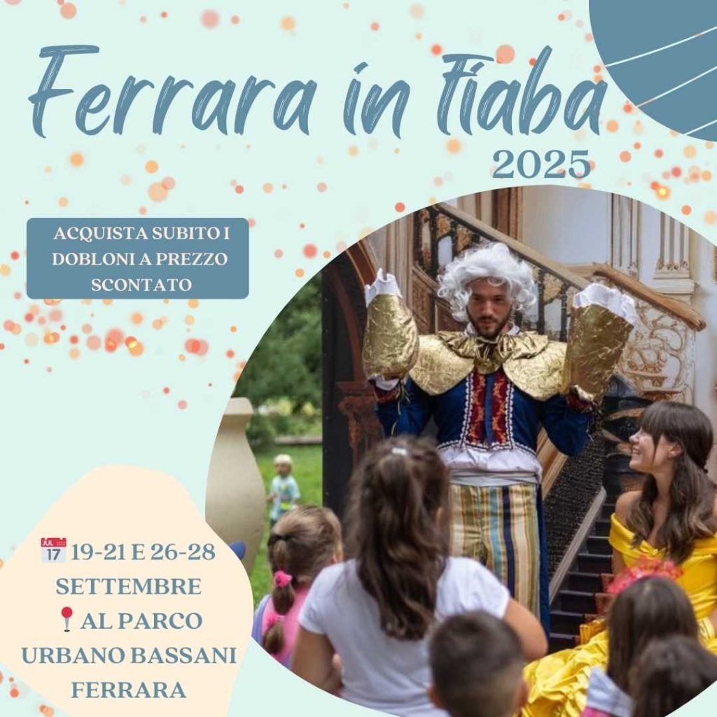 bella e la bestia con bambini a ferrara in fiaba