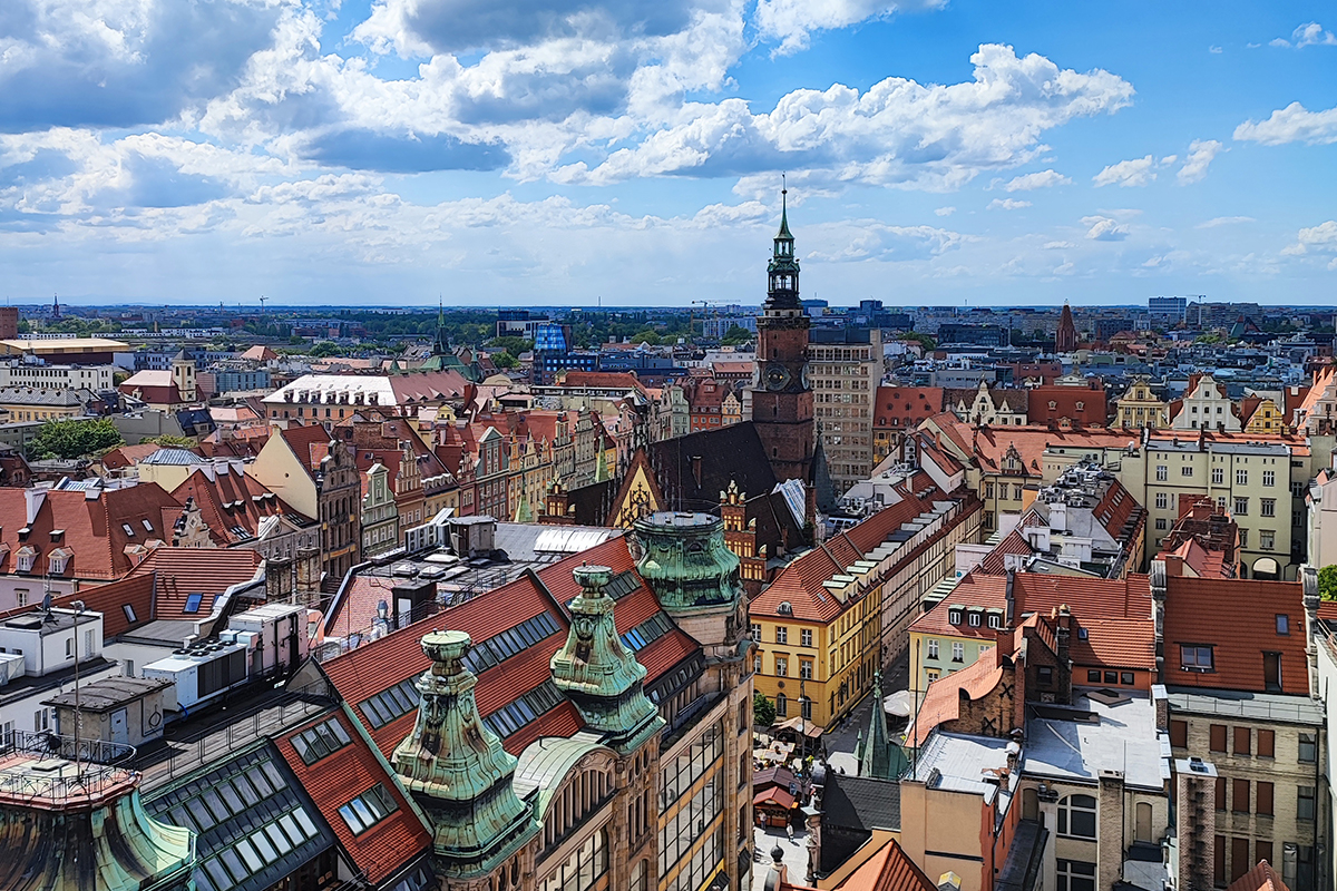 Breslavia dall'alto