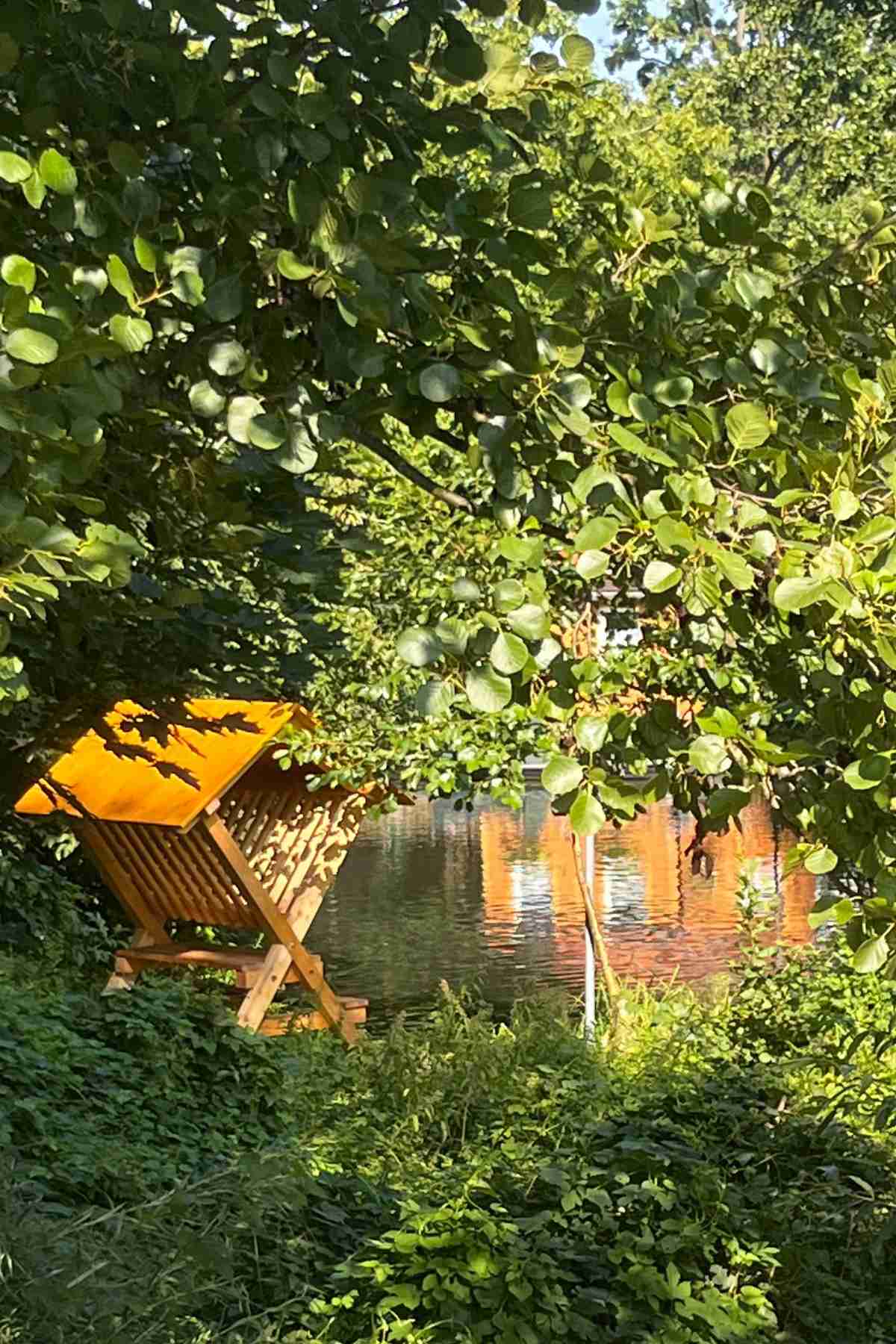 installazione artistica fra il verde nello spreewald