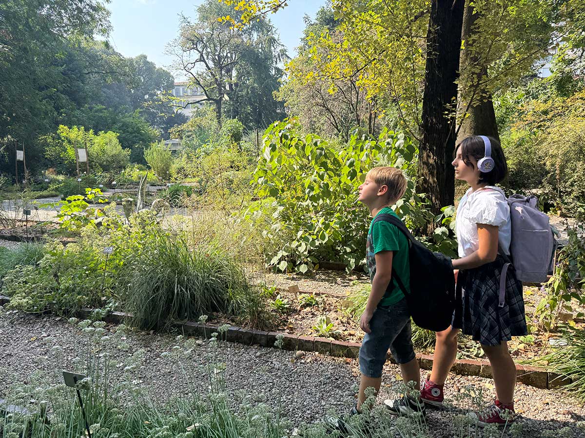 Brera a Milano con i bambini: cortili e Orto Botanico
