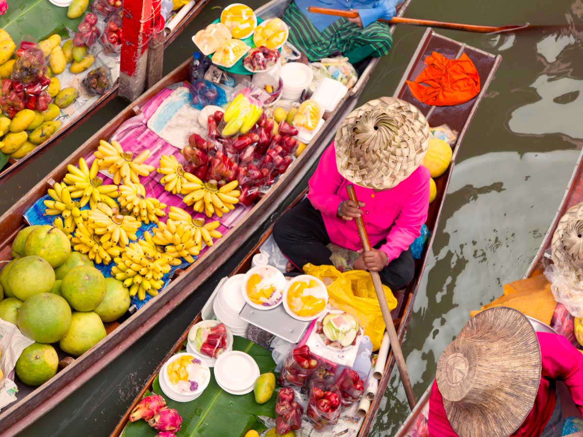 Mercati galleggianti Bangkok