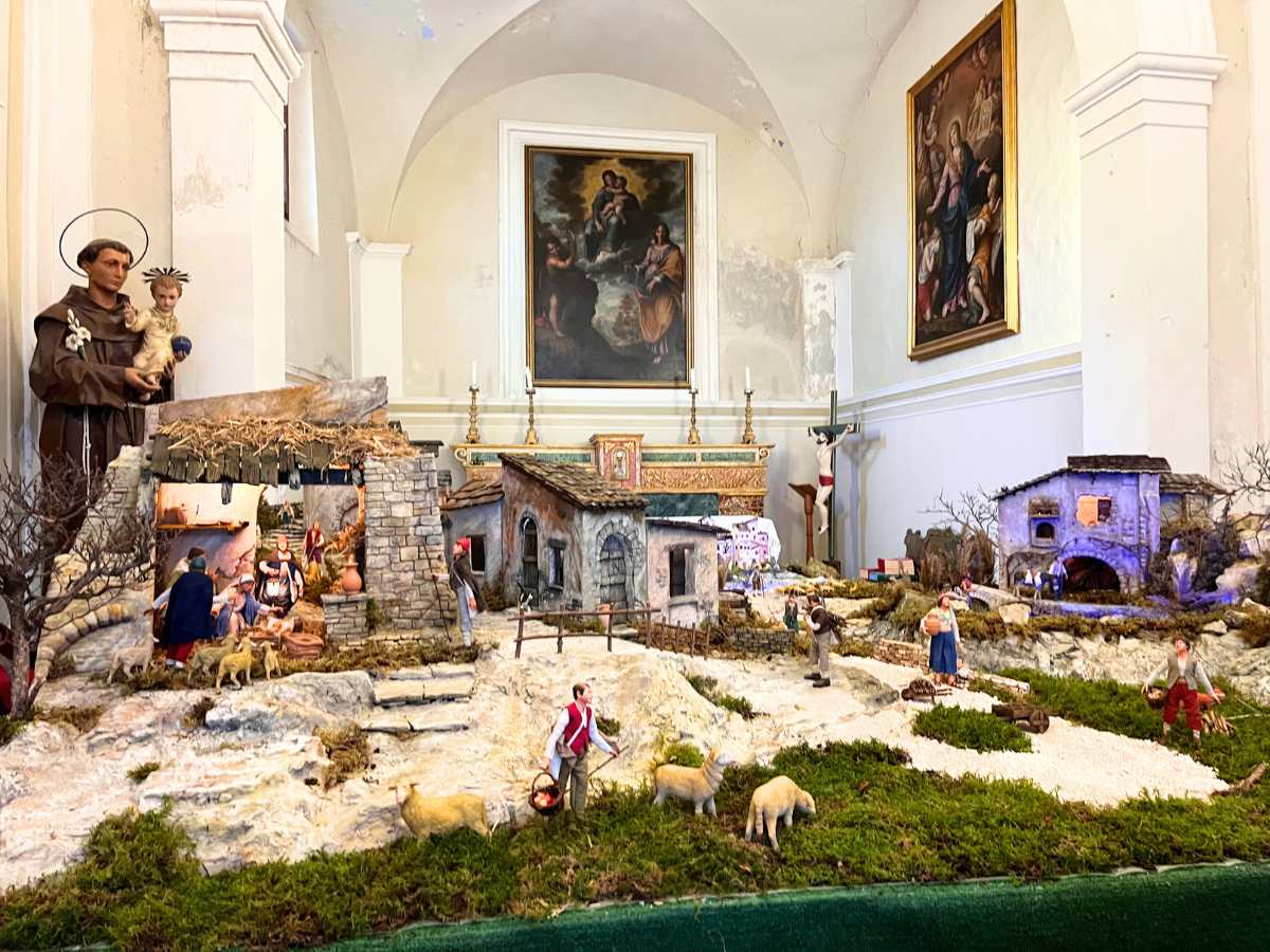 presepe al chiuso a candelara