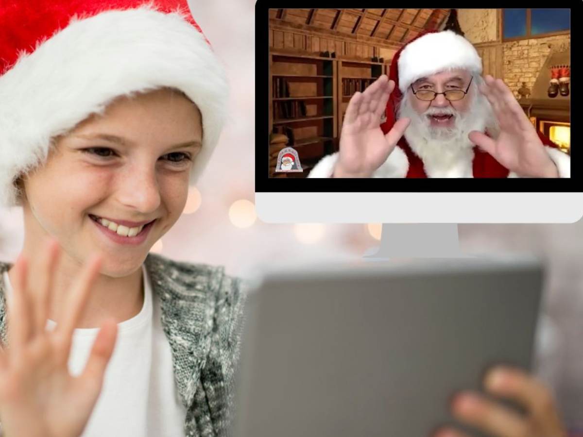bambino videochiama babbo natale