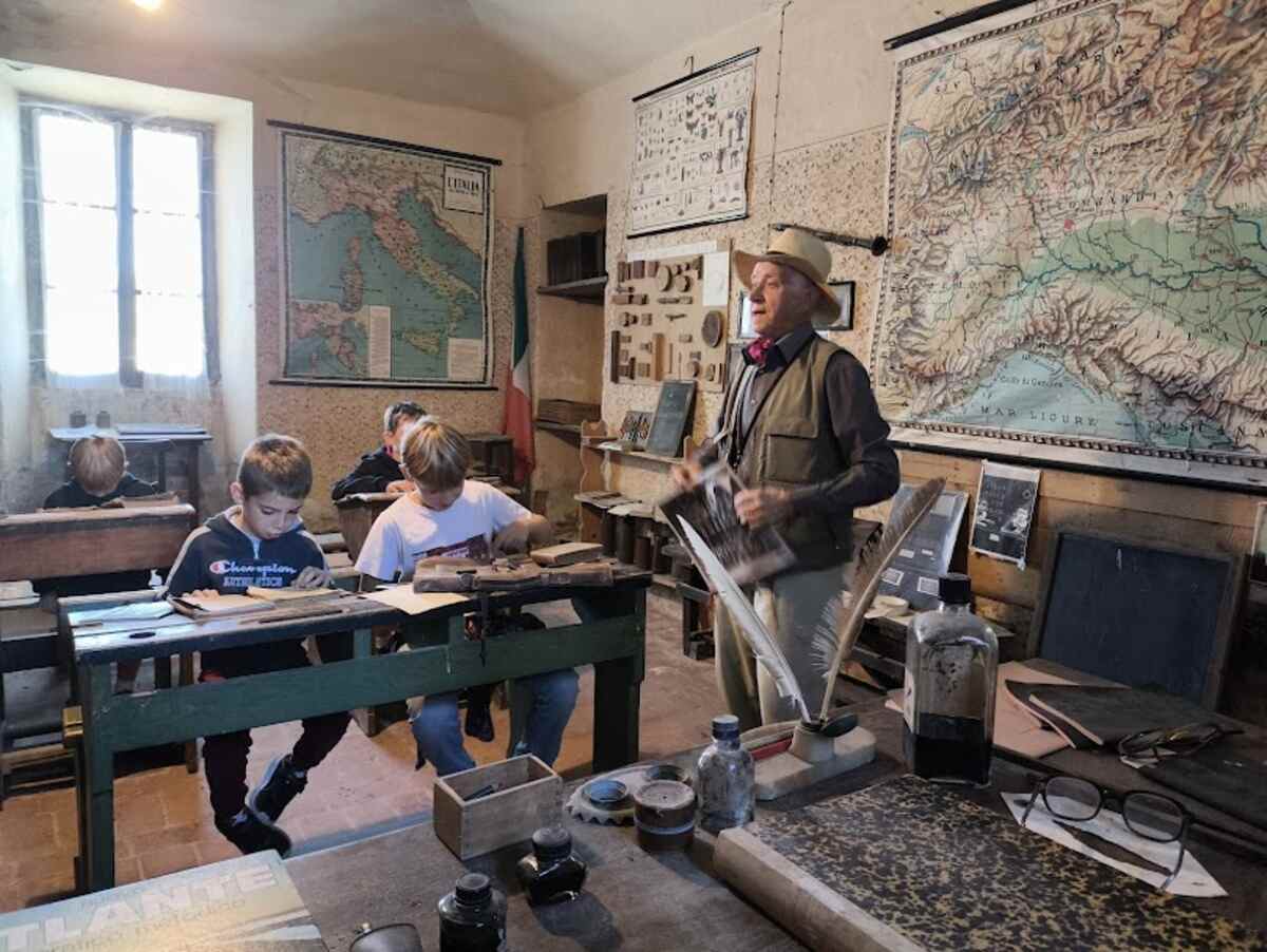 visita guidata alla vecchia scuola della tenuta colombara