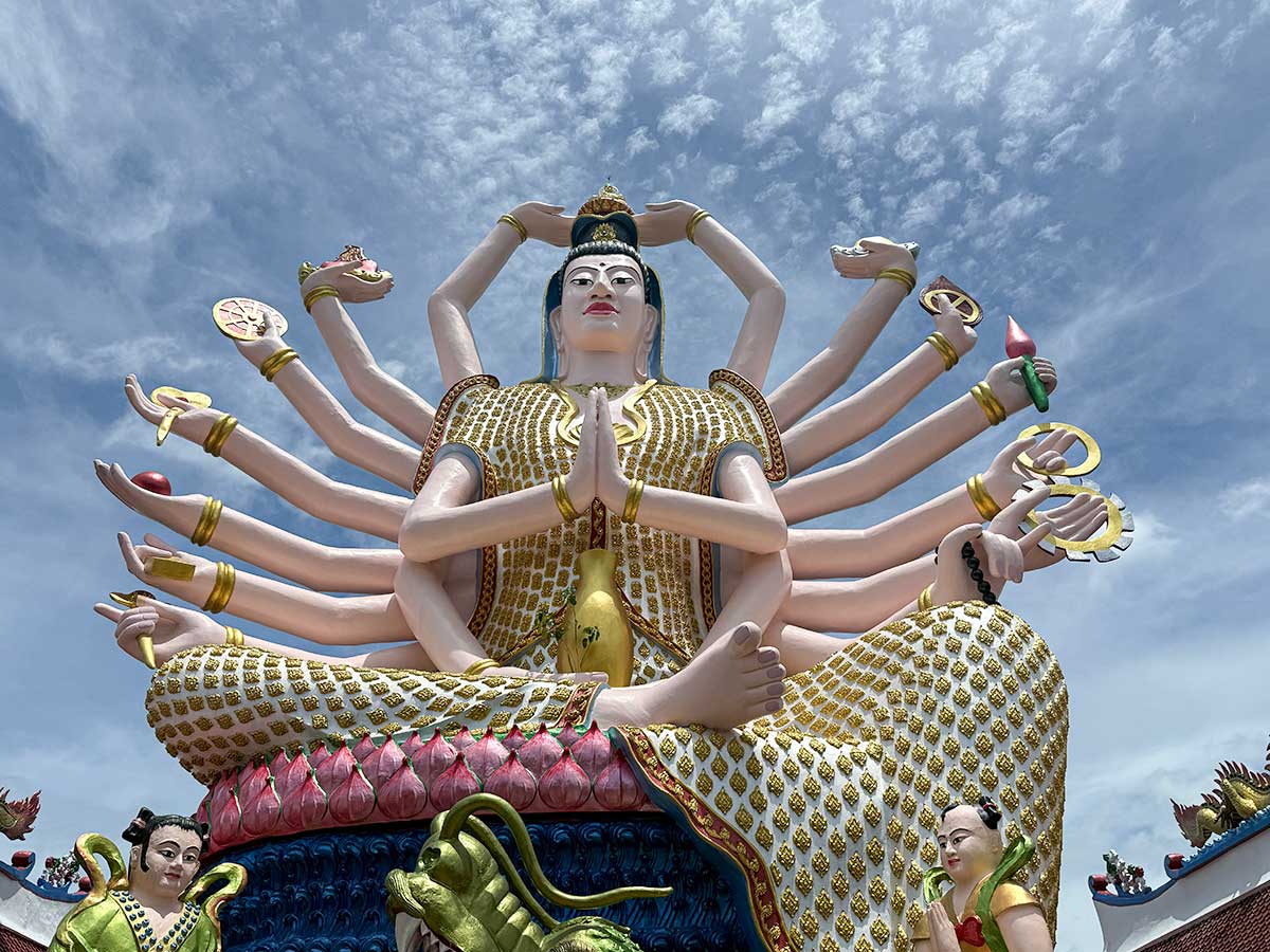 Koh Samui Wat Phra Yai Tempio del Grande Buddha