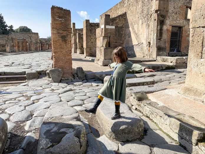 Pompei con i bambini