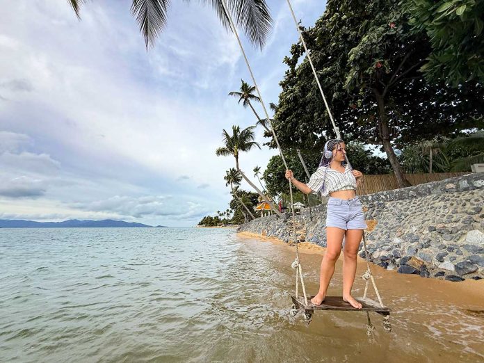 koh samui cosa vedere Thailandia, baonia su altalena a mare