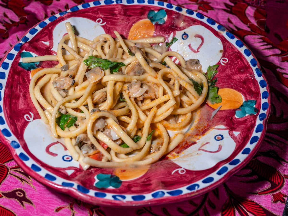 Scialatielli allo scoglio Costiera amalfitana