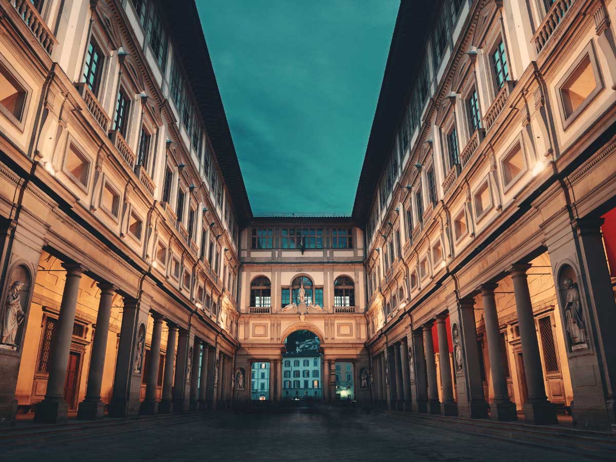 Firenze con bambini agli Uffizi in un giorno di pioggia