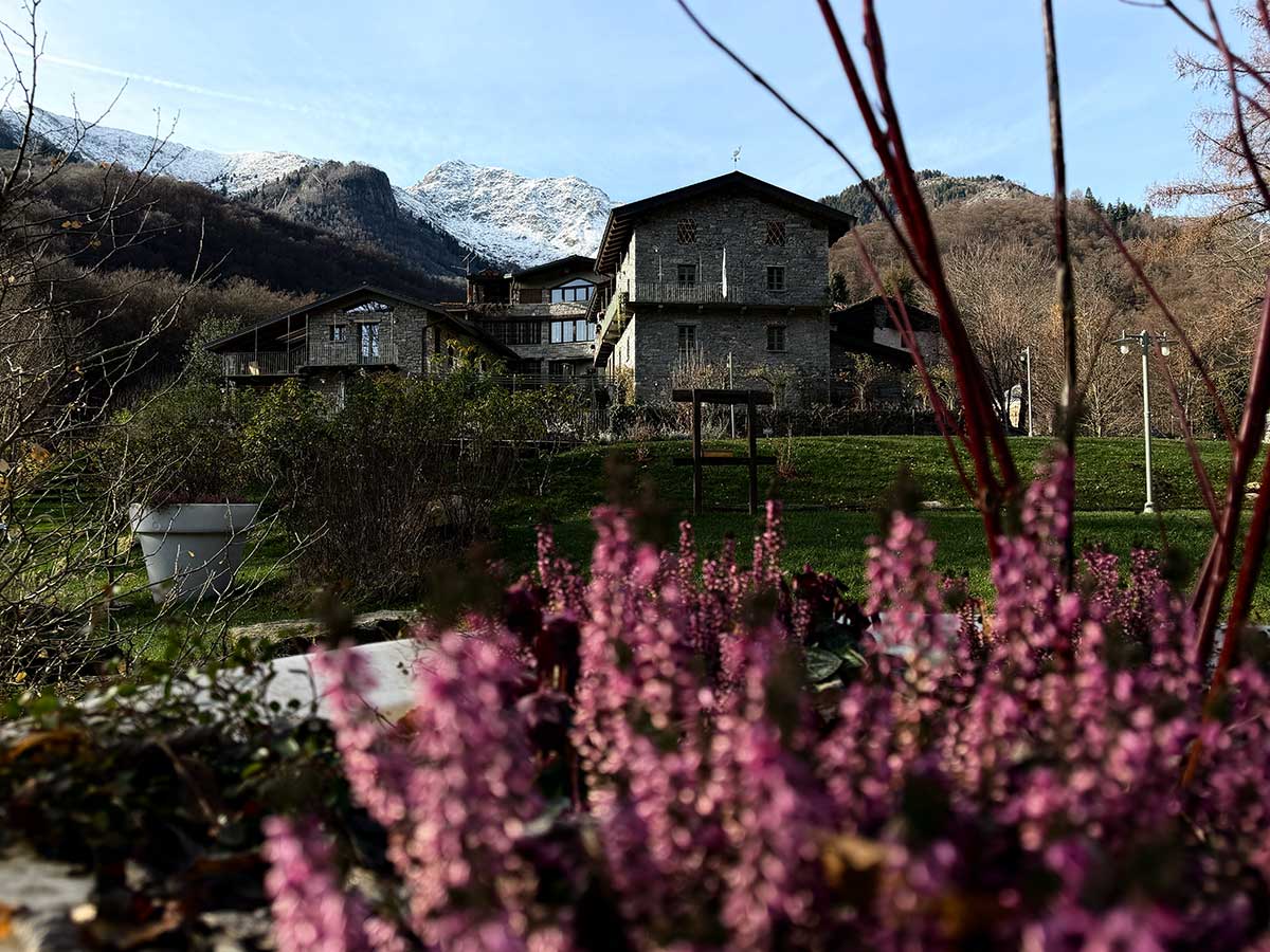 La bursch country house Valle Cervo giardino