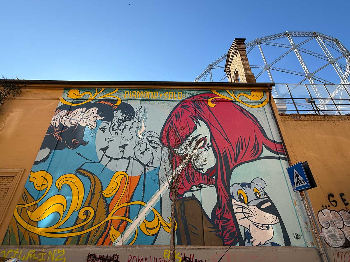 Roma gratis: street art a Ostiense