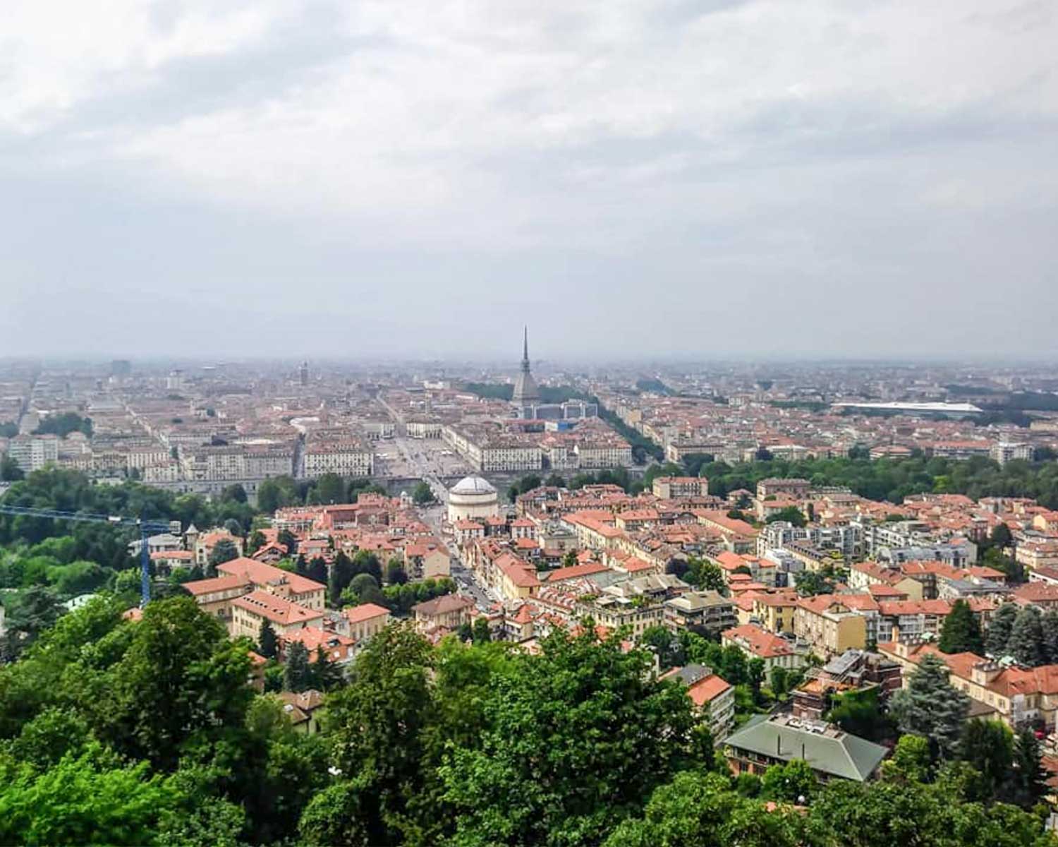 Torino gratis con i bambini vista dall'alto