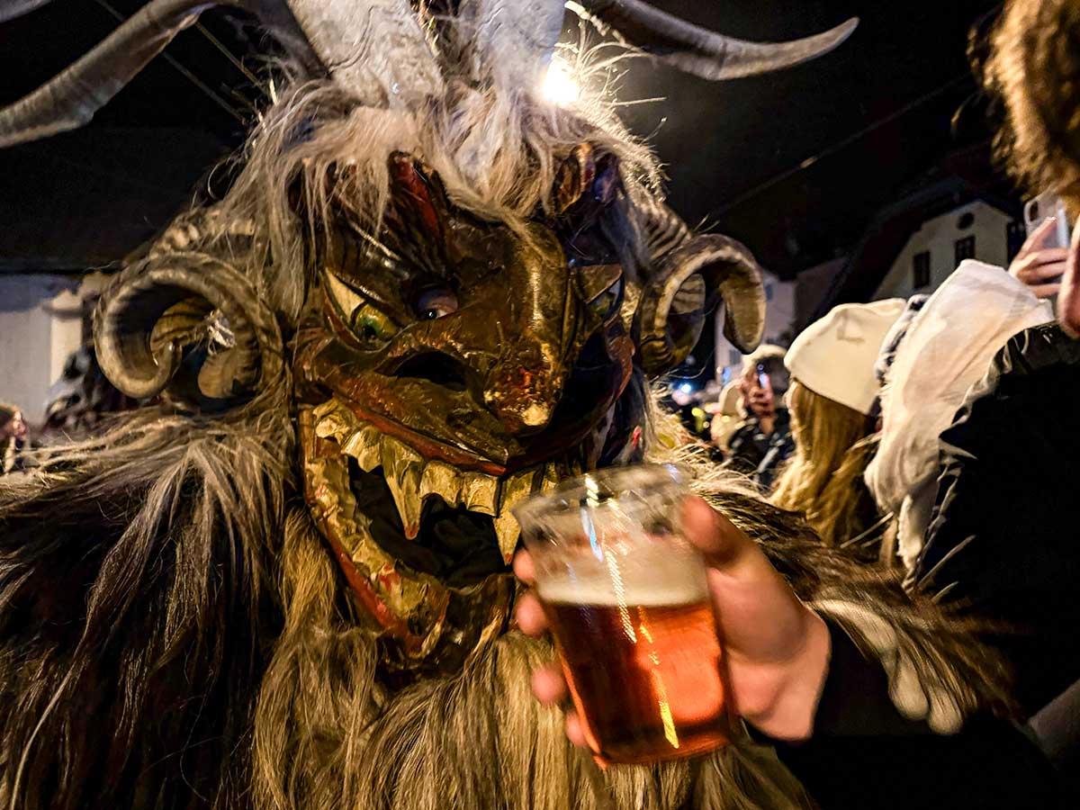 La corsa dei Krampus a Salisburgo
