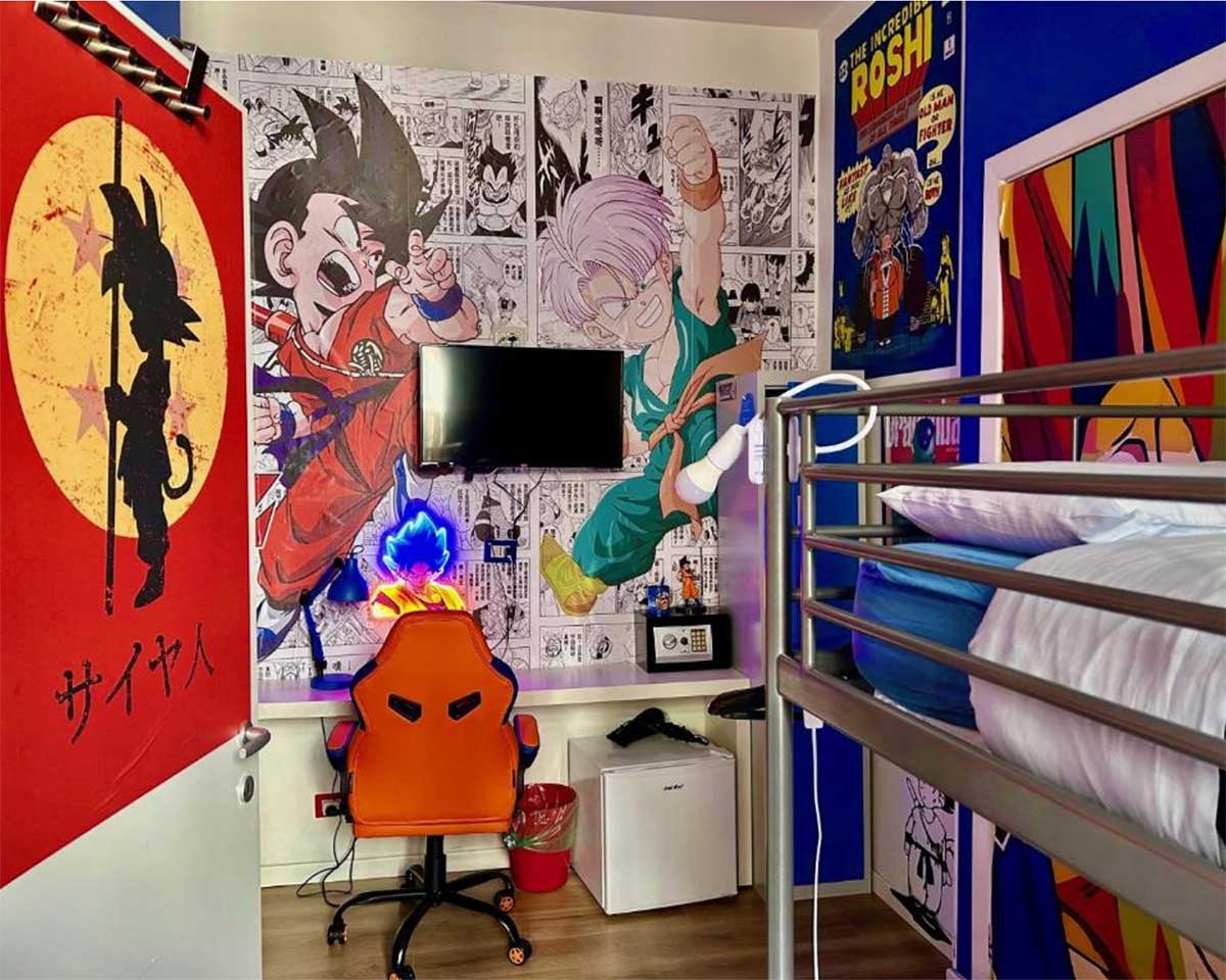 Dormire a Roma con i bambini: stanza di ostello