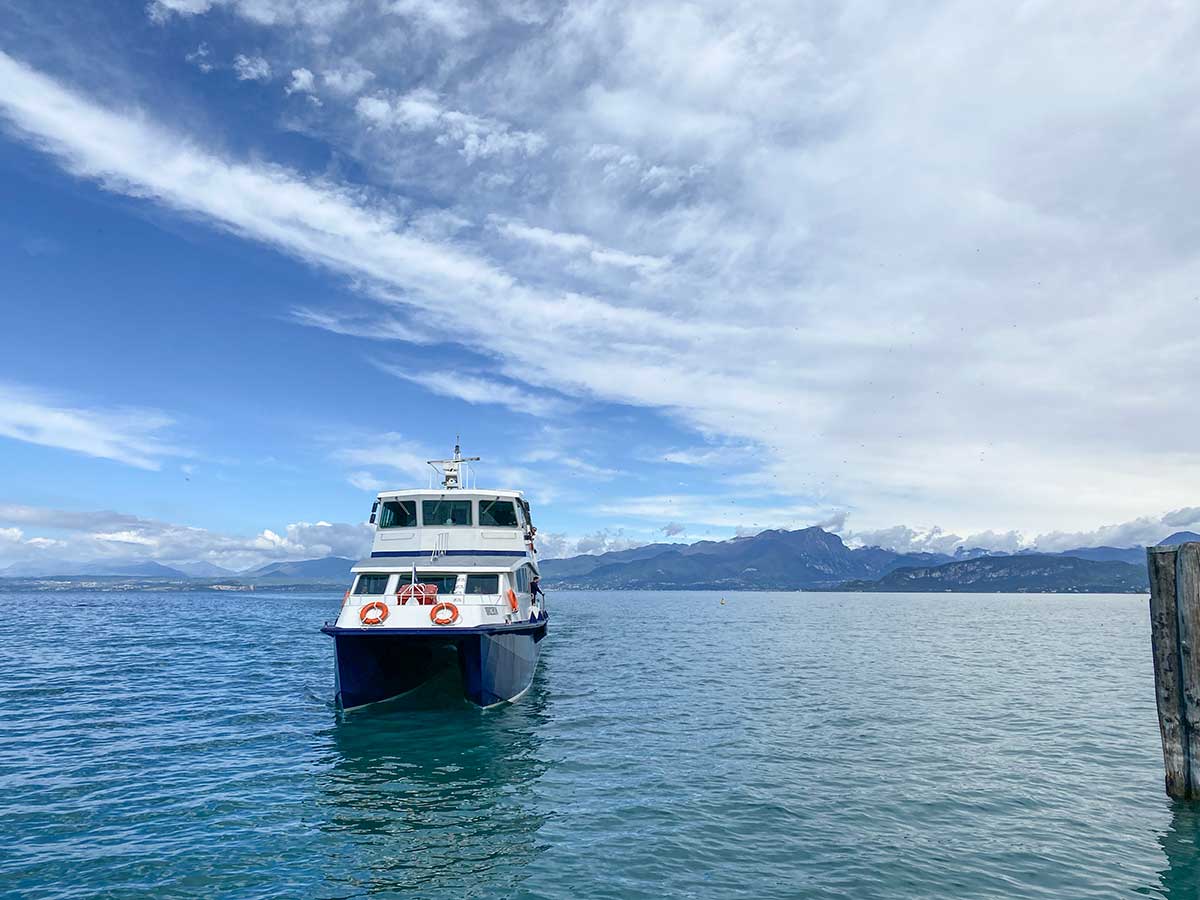 Lago di Garda in famiglia giro in battello