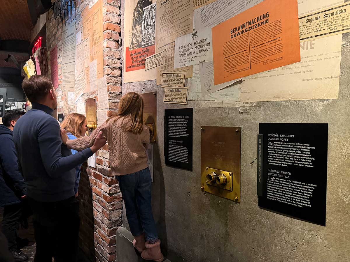 Museo dell'Insurrezione di Varsavia con i bambini