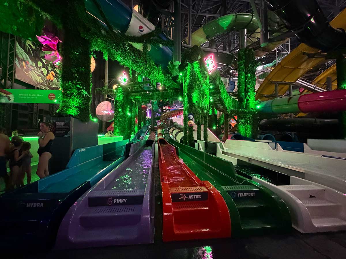 Suntago parco acquatico Varsavia: scivoli