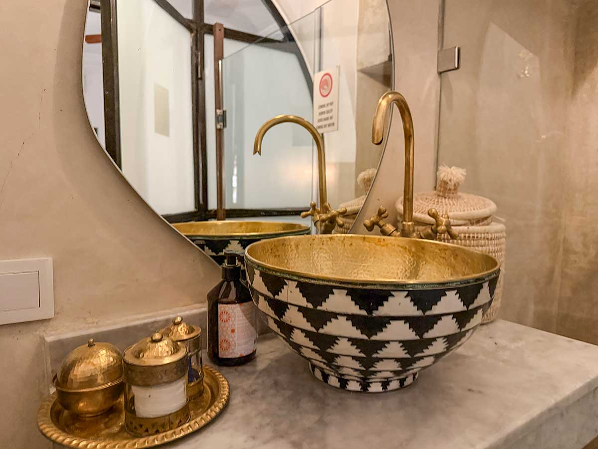 Dove dormire a Marrakech con i bambini: bagno