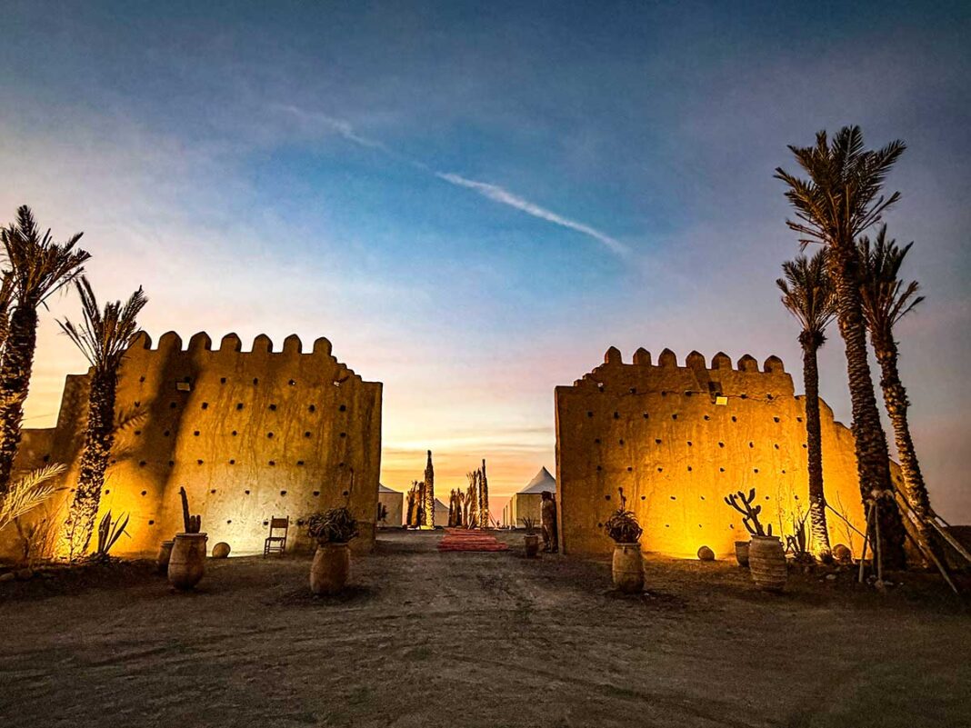 Notte nel deserto di Agafay