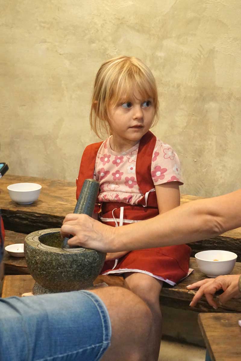 corso cucina thailandia con bambini