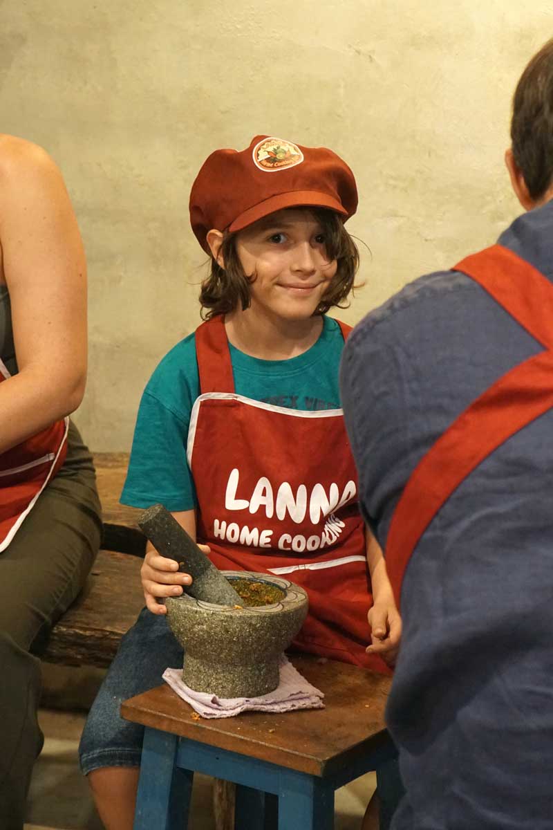 corso cucina thailandia con bambini