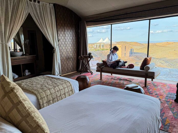 white camel deserto agafay viaggiapiccoli