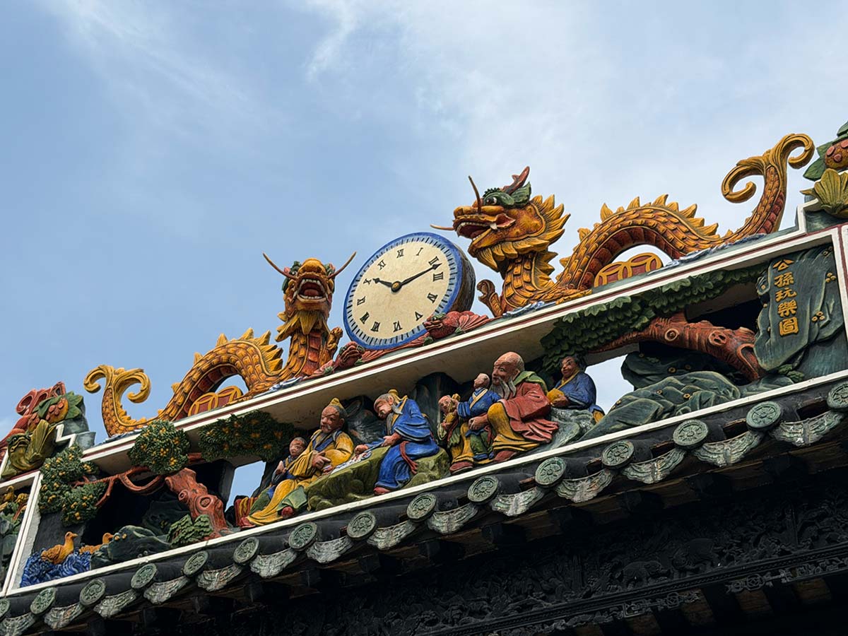Chen Clan Academy: decorazioni lignee