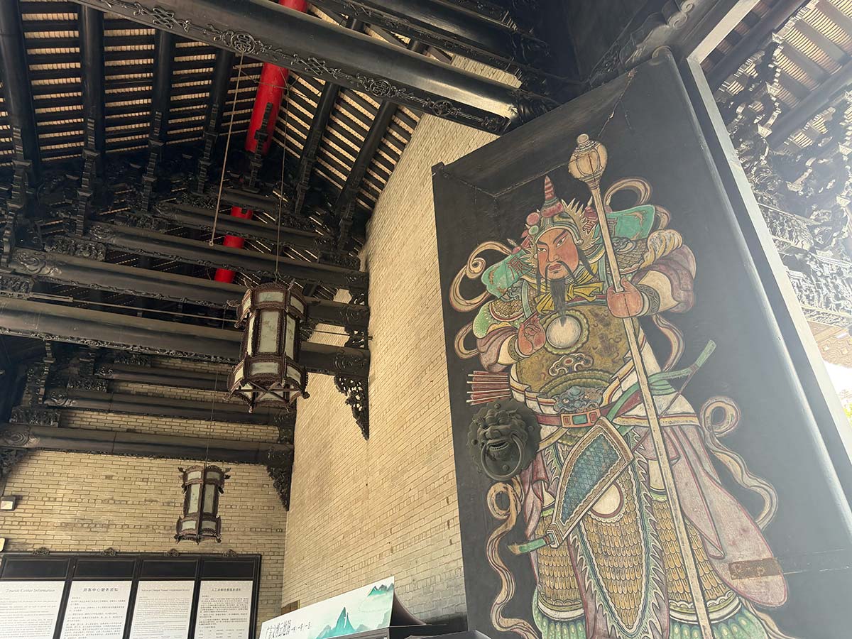 Chen Clan Academy: porta dipinta