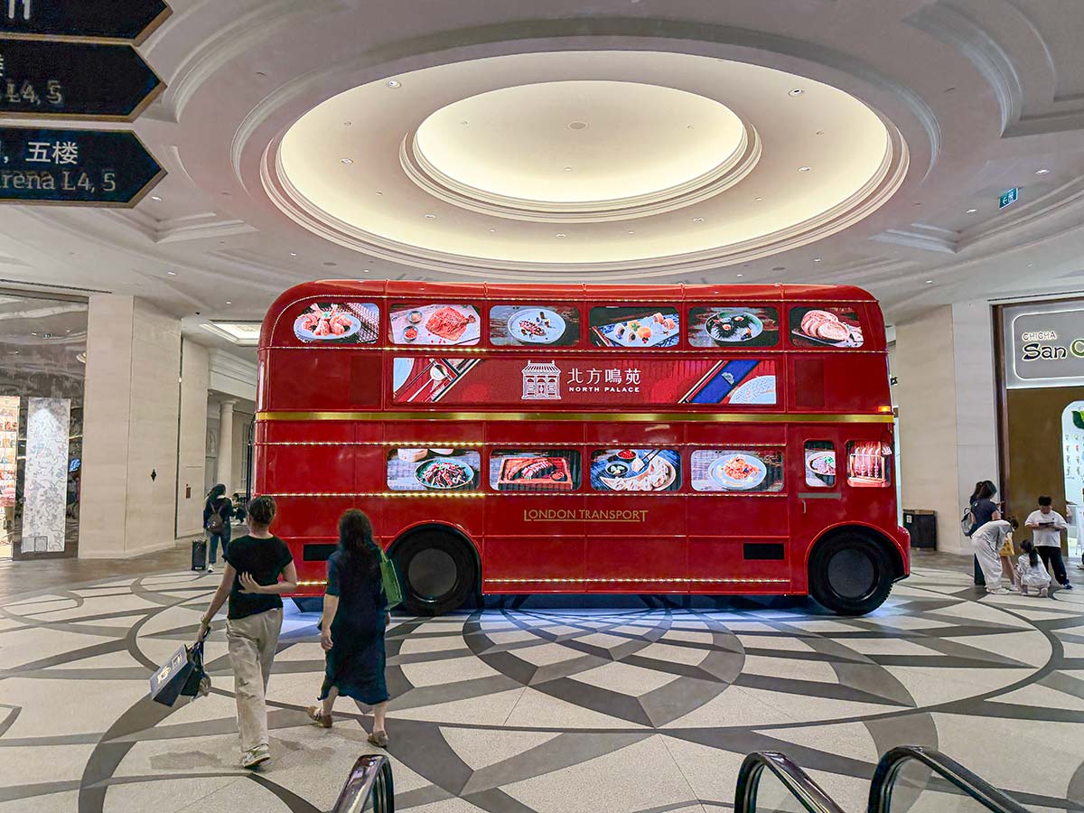 Macao Londoner: autobus rosso