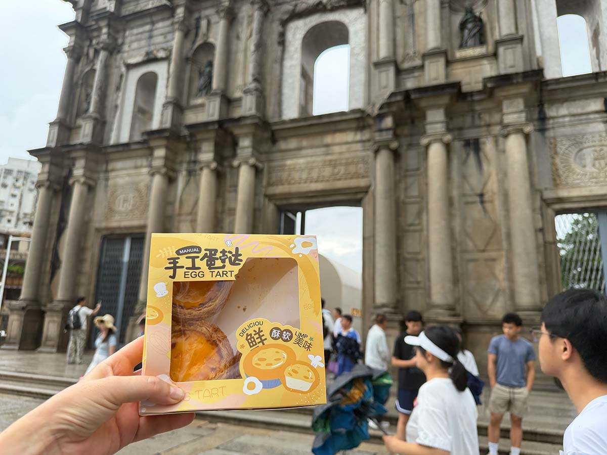 Pastel de nata di Macao