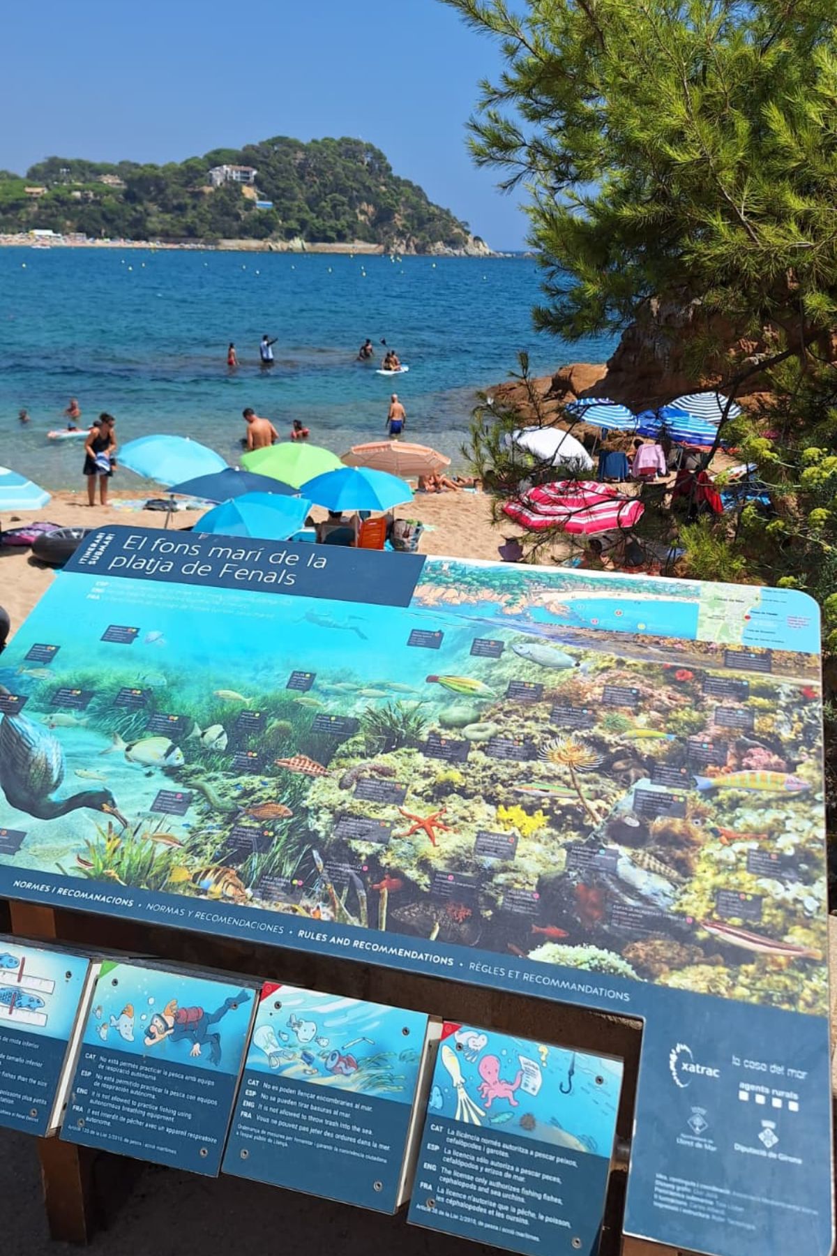 fenals in costa Brava con bambini