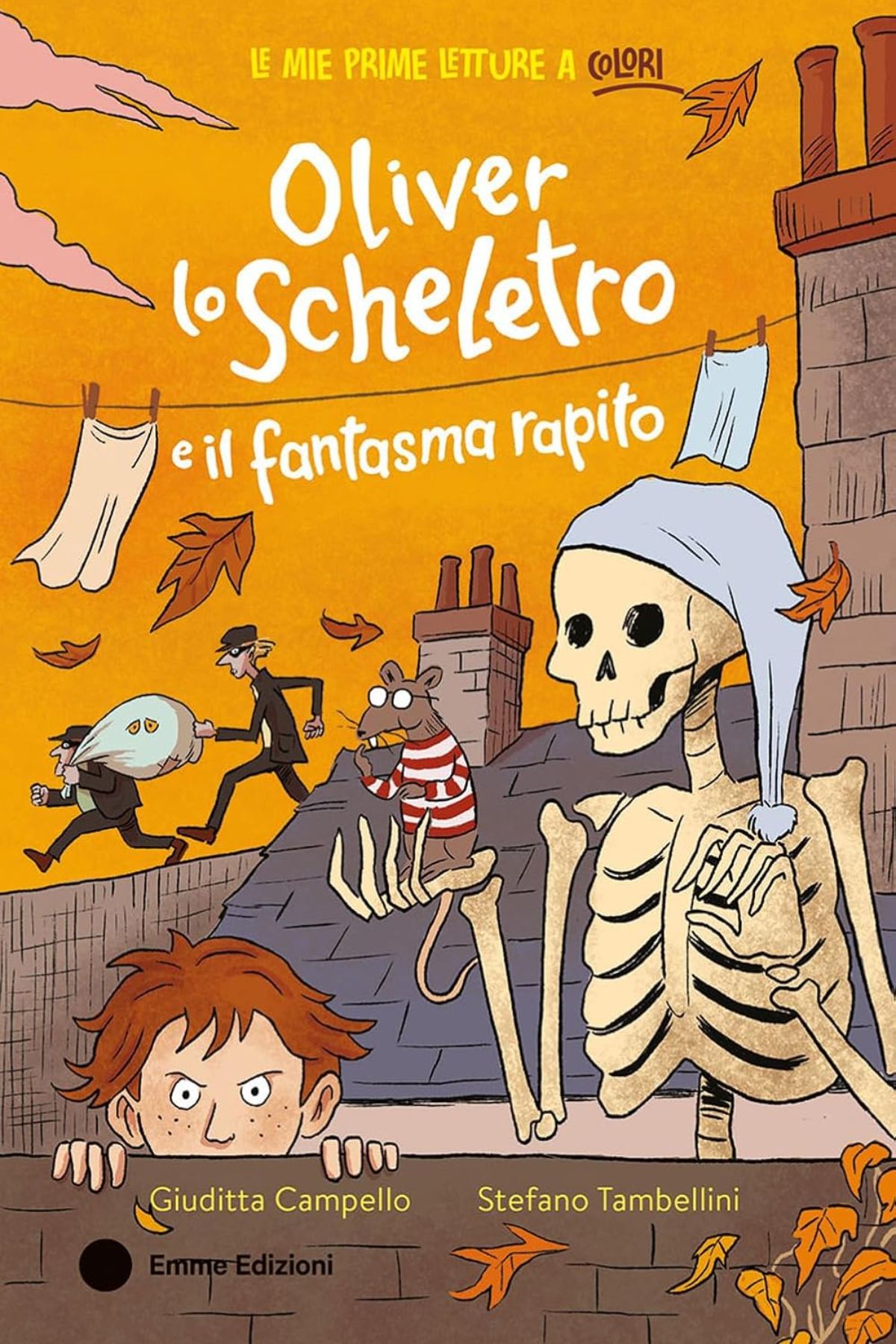 Oliver lo scheletro e il fantasma rapito libro di halloween