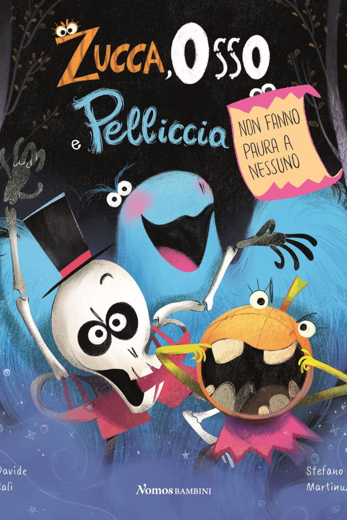 zucca, osso e pelliccia libro di Halloween